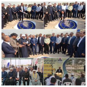 مسیر ارتباطی نخل تقی به اتوبان با حضور مقامات ارشد کلنگ زنی شد