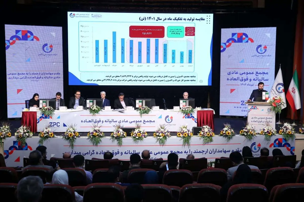 سهامداران پتروشیمی زاگرس و تصویب سود نقدی هر سهم